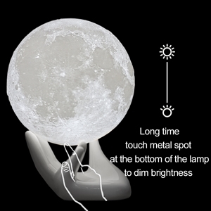 3d moon lamp with stand