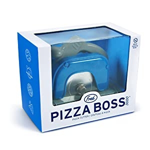 Fred Pizza Boss pizza cutter in packaging